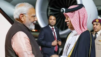 Prime Minister Narendra Modi arrives in Doha!