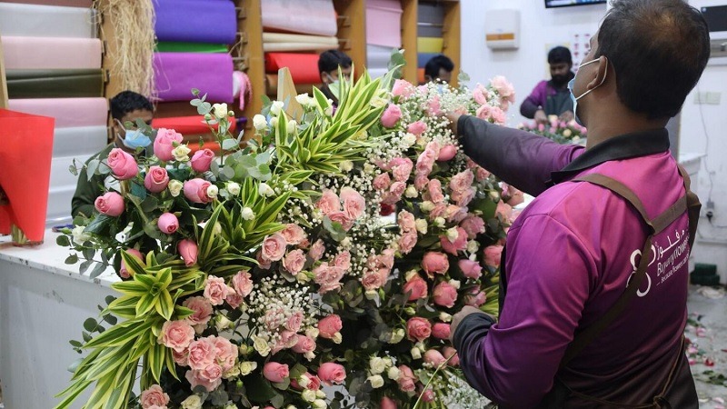 Due to Valentine's Day, the price of flowers in Dubai increased by 30 percent