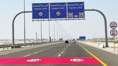 Revised speed limits and new pavement marking system in Abu Dhabi