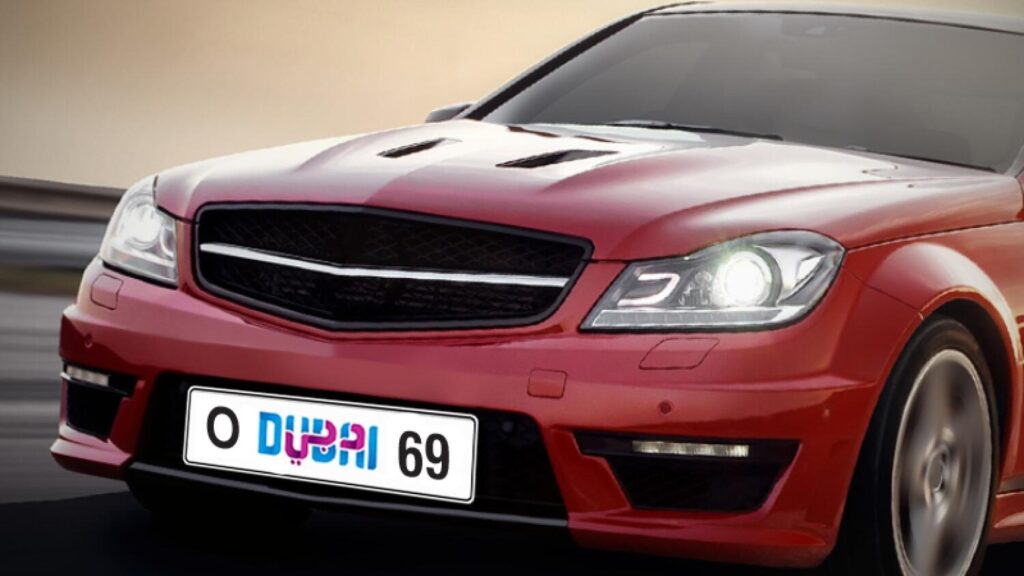 How to change vehicle number plate in Dubai?