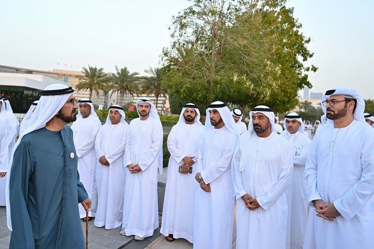 Muhammad bin Rashid exchanged Ramadan greetings