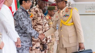A visiting Somali delegation to the Counter-Terrorism Coalition in Riyadh