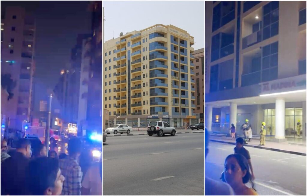 Structural damage to multi-storey tower; More than 100 families evacuated