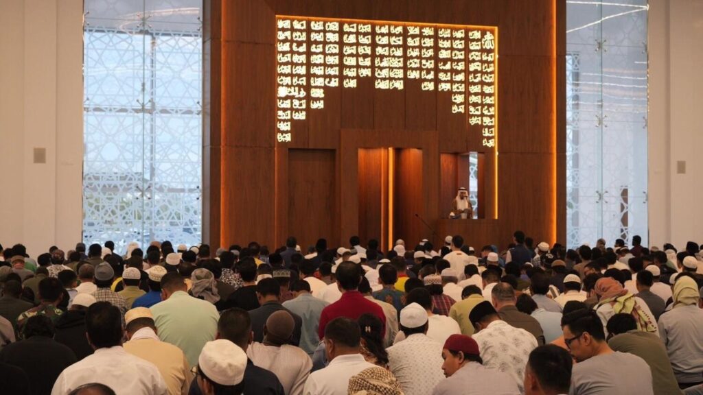 UAE Indonesians celebrate Eid with prayers at the new Joko Widodo Mosque