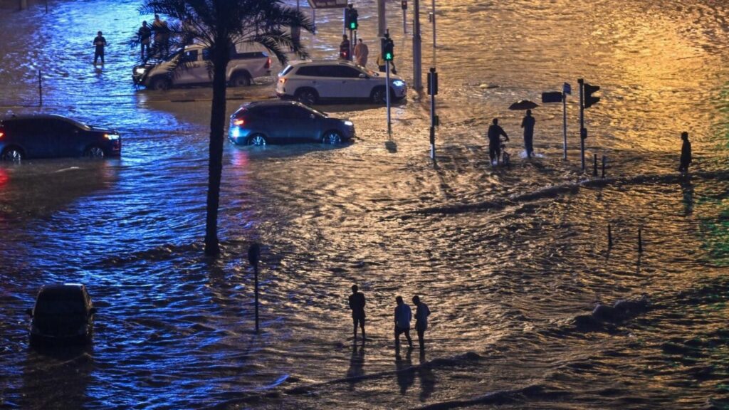 75-year record rainfall in UAE