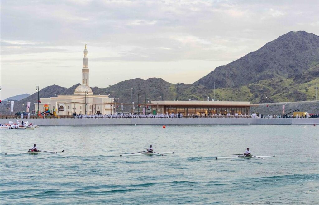 A lake in the midst of mountains opened for visitors in Sharjah