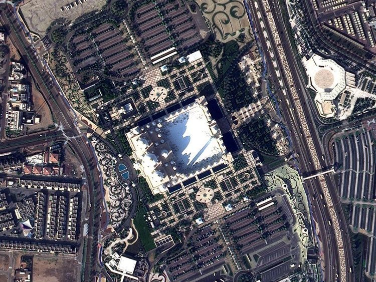 MBRSC shared photos of major mosques