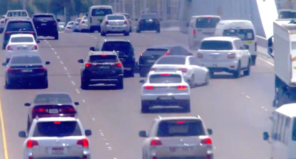 Accident on Sheikh Mohammed Bin Zayed Road