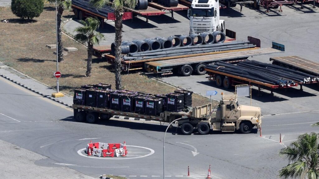 UAE aid ship reaches Gaza via Cyprus!