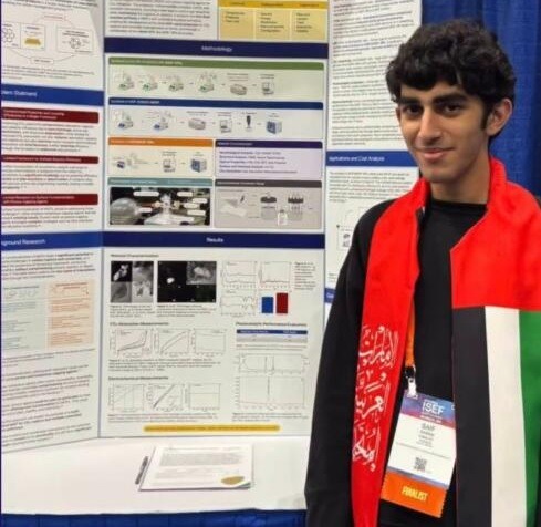 Emirati student wins 3rd place in global science competition!