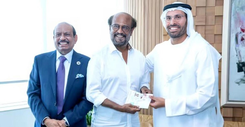 Indian Superstar Rajinikanth got Golden Visa