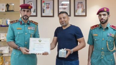 Ajman Police praise Egyptian expatriate for honesty