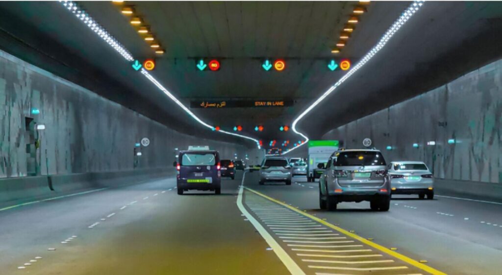 Replacement of 5,071 LED lights in Sheikh Zayed Tunnel