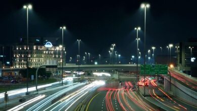 Dubai: LED lighting system on Sheikh Rashid Street