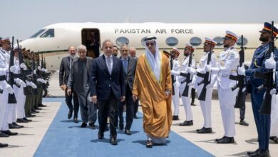 Pakistan Prime Minister Shebaz Sharif arrived in UAE