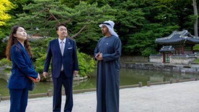 UAE President Attends Traditional Tea Ceremony With Korean President!