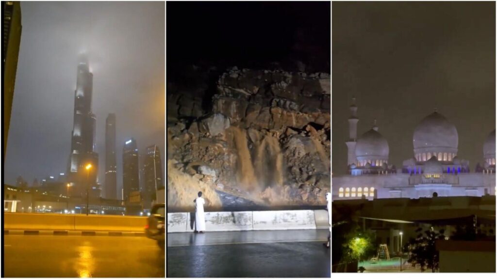 Orange warning is in effect as unstable weather peaks