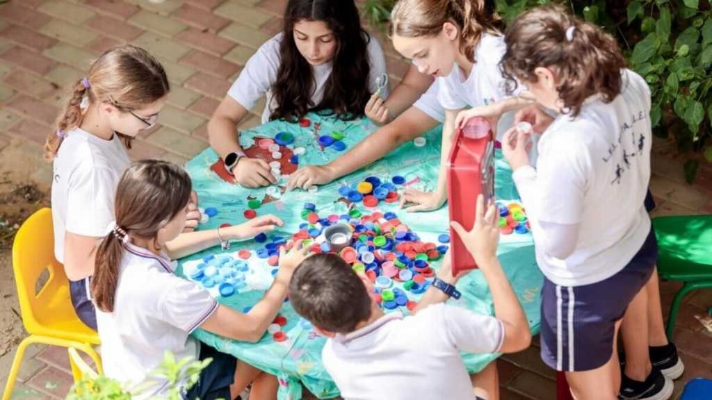 Dubai students turn 250kg of waste into stunning art installations