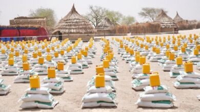 KSrelief distributed food aid to various affected areas!
