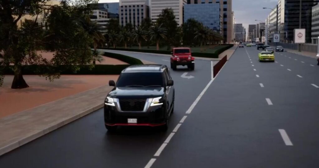 A fine of Dhs 400 for violating road entry rules