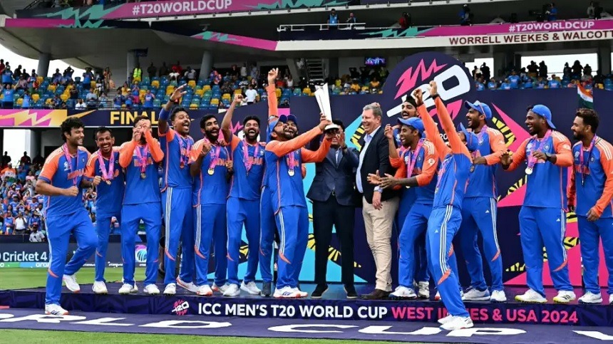 The Indian team won the T20 World Cup series, a new record