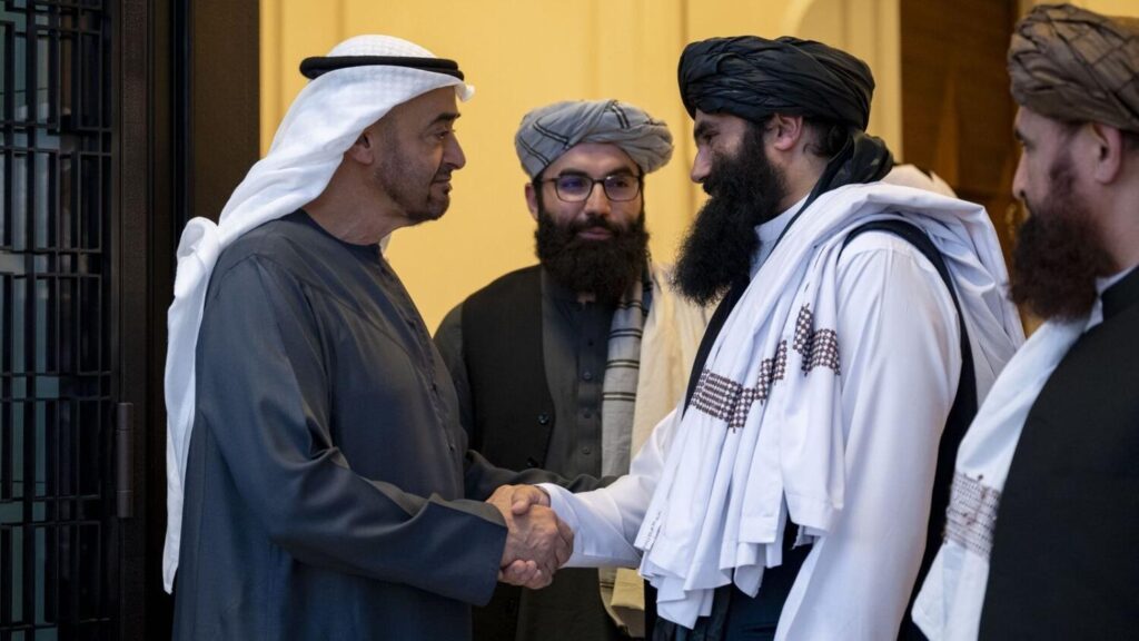 The President met the Interior Minister of Afghanistan in Abu Dhabi