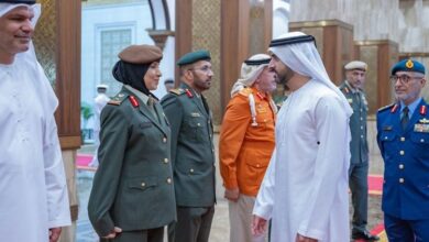 Sheikh Hamdan toured the Ministry of Defense and met with senior leaders