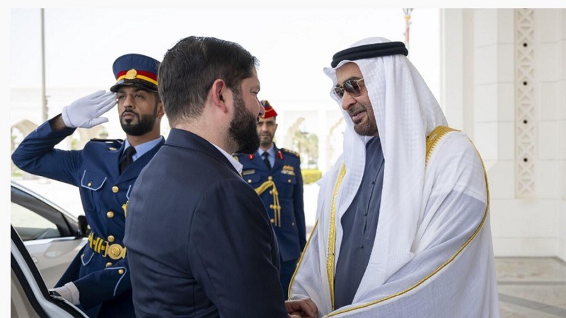 A comprehensive economic partnership agreement was signed between the United Arab Emirates and Chile