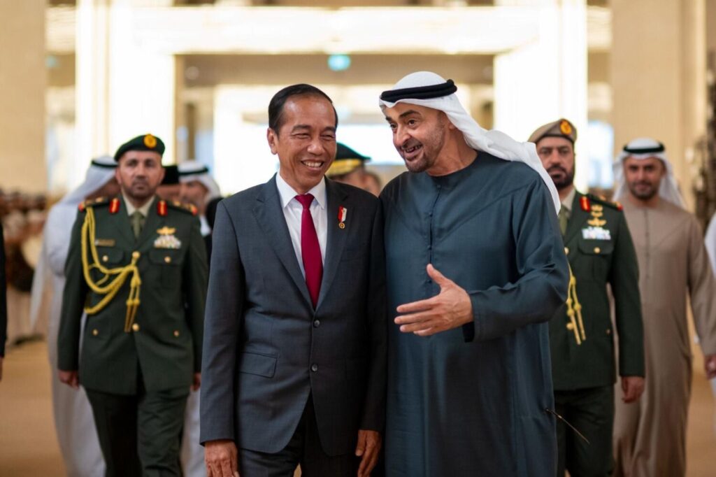 President Sheikh Mohammed received the President of the Republic of Indonesia today