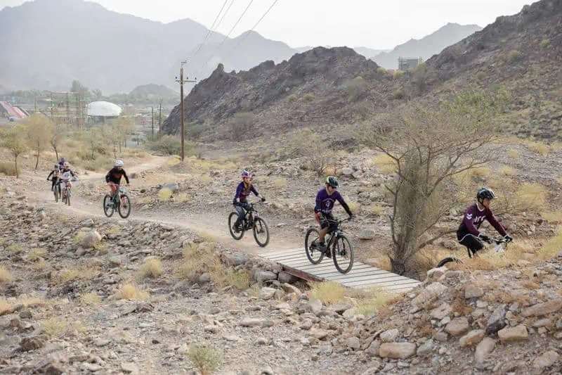 UAE's longest mountain biking trail completes