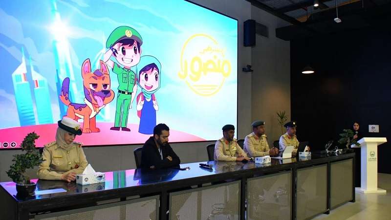 Dubai Police's children's cartoon series 'Officer Mansoor' will go on air from tomorrow