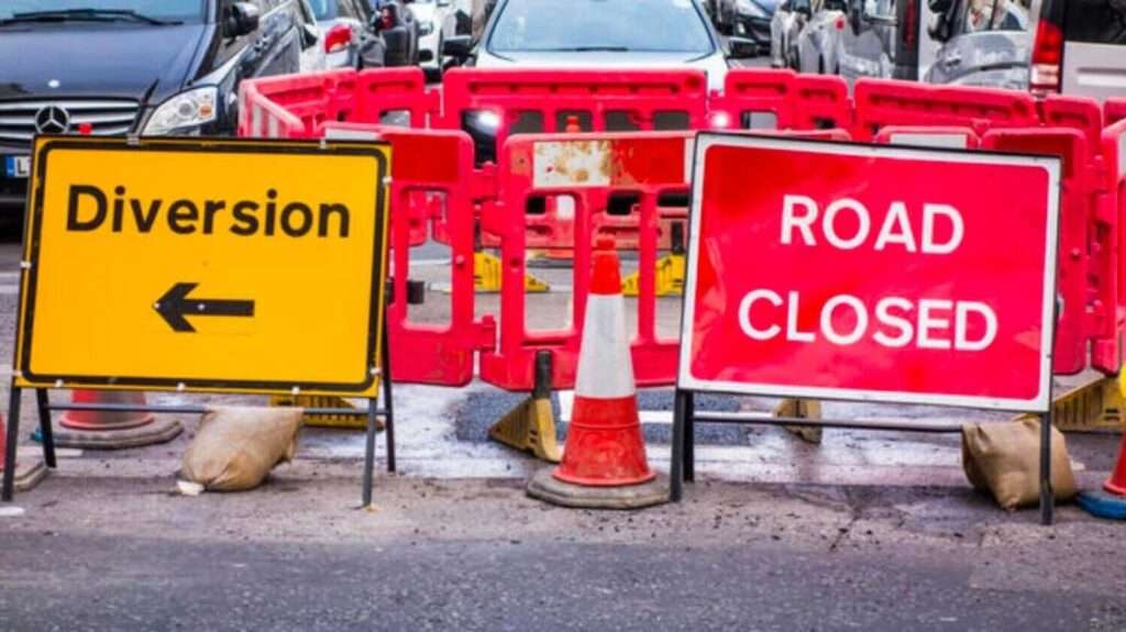 Two major roads in Abu Dhabi will remain partially closed until Monday