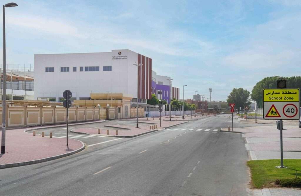 Completion of traffic improvements at four key locations within the Al Safa 1 school campus