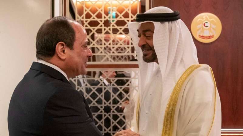 Presidents of UAE and Egypt discuss bilateral relations