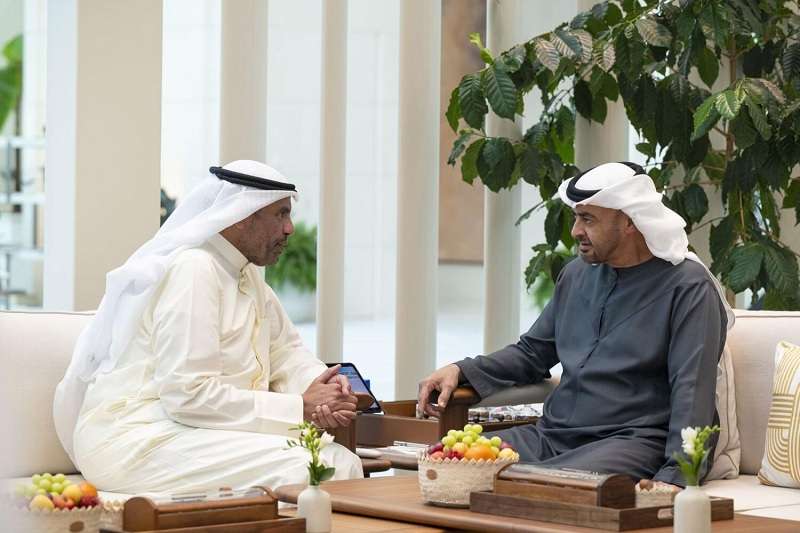 President Sheikh Mohammed - Kuwait Foreign Minister meeting