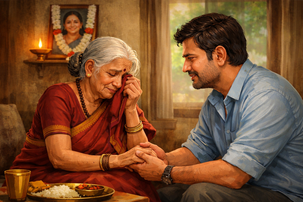 சித்தியின் மடியில்... ஒரு மகனின் சரணாகதி
